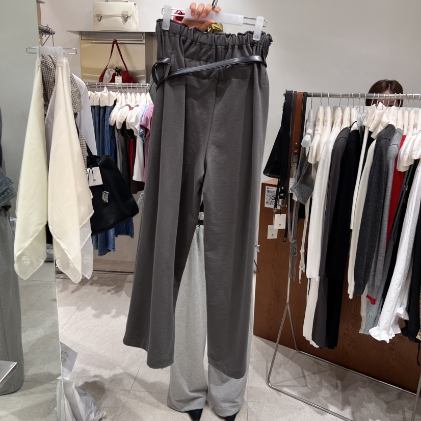 TEMPTING韓國代購㊣女裝新品職業時尚人氣休閑休閑褲包含腰帶TEMPTING休閑褲