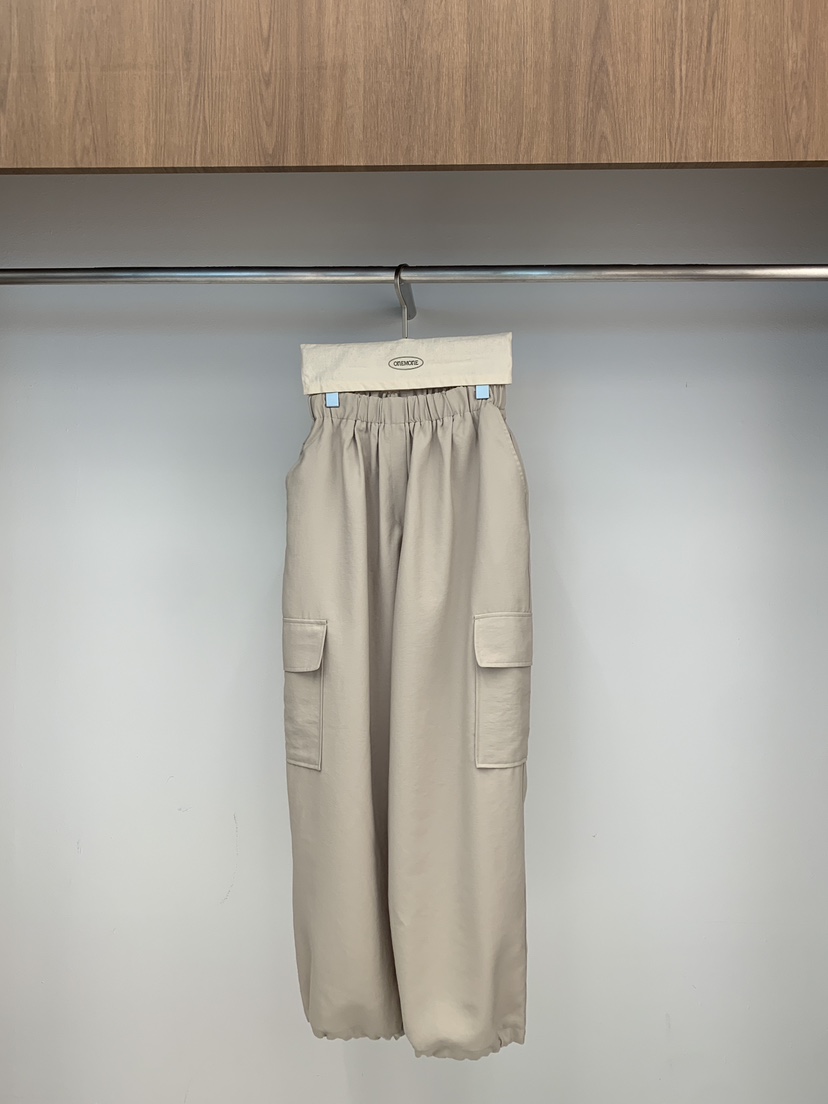 ONE MONE東大門㊣實拍女士新款職業熱賣25秋夏休閑褲工裝褲ONE MONE休閑褲圖色2