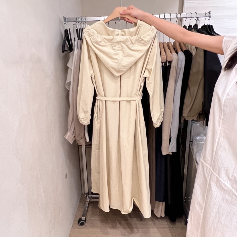 ARCHER東大門㊣代購女士新品人氣時尚職業連衣裙含腰帶連帽ARCHER連衣裙