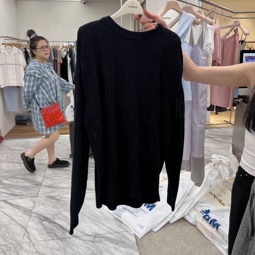 BREATHE東大門㊣實拍女裝新品真品時尚休閑人氣熱賣推薦針織衫BREATHE針織衫圖色3