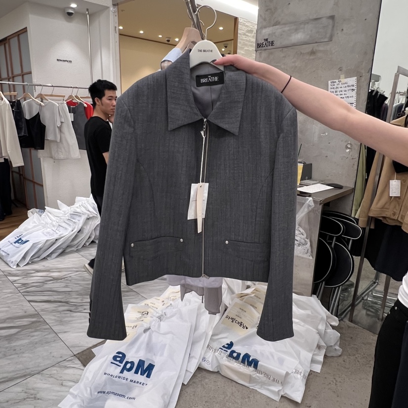 BREATHE東大門㊣直郵女士新品推薦25秋夏職業休閑熱賣真品夾克BREATHE夾克圖色1