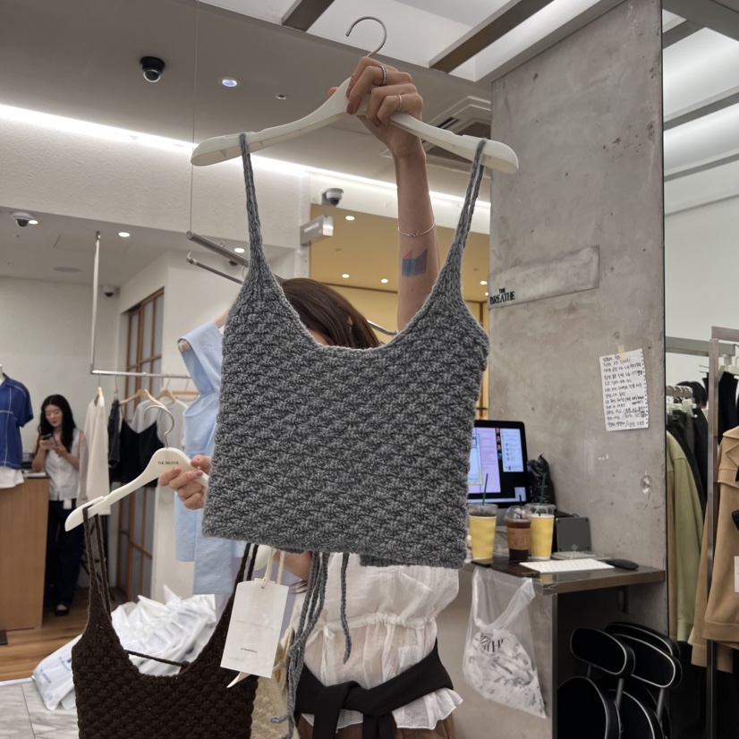 BREATHE韓國直郵㊣女裝新品25秋夏職業熱賣推薦吊帶背心羊毛BREATHE吊帶/背心圖色2