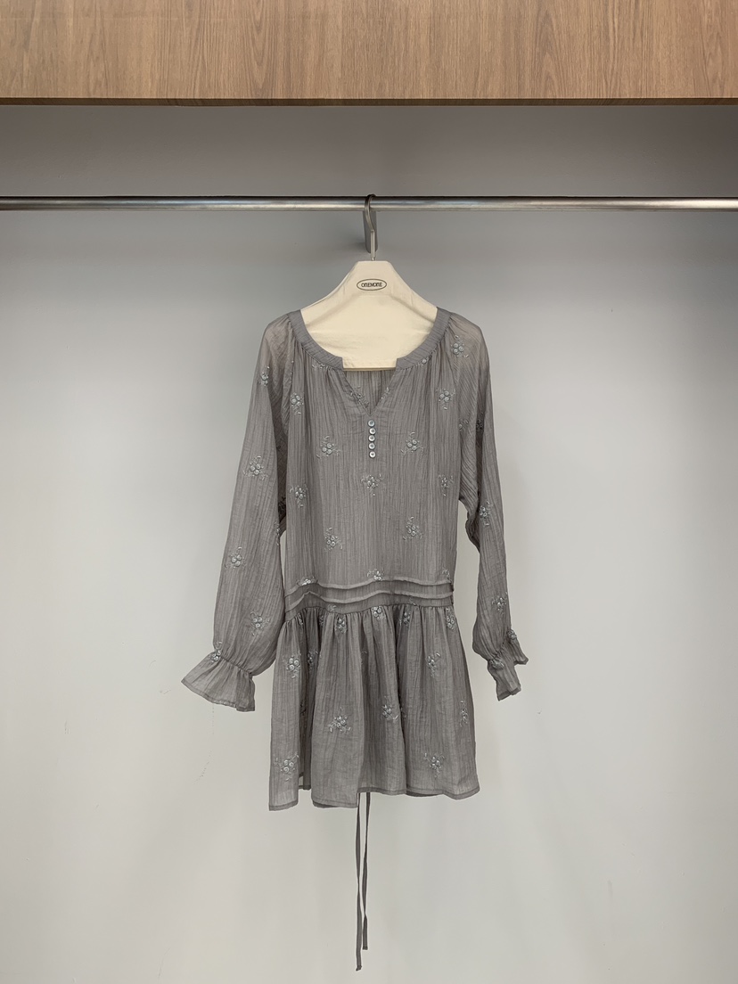 ONE MONE東大門㊣實拍女士新品時尚真品人氣推薦25秋夏連衣裙ONE MONE連衣裙圖色2