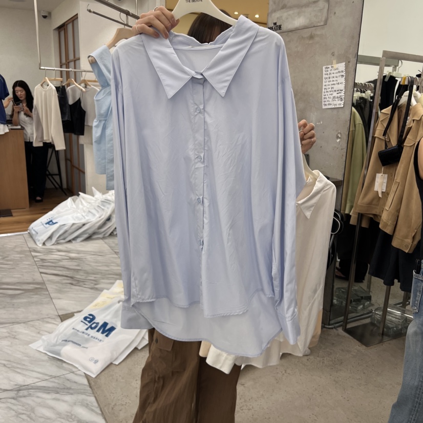 BREATHE韓國直郵㊣女裝新品休閑職業時尚推薦人氣襯衫蕾絲衫BREATHE襯衫/蕾絲衫圖色2