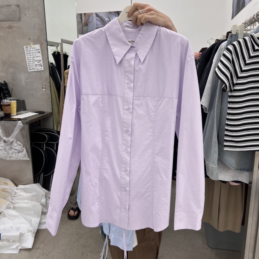 BREATHE東大門㊣代購女士新品推薦真品人氣休閑職業襯衫蕾絲衫BREATHE襯衫/蕾絲衫圖色1