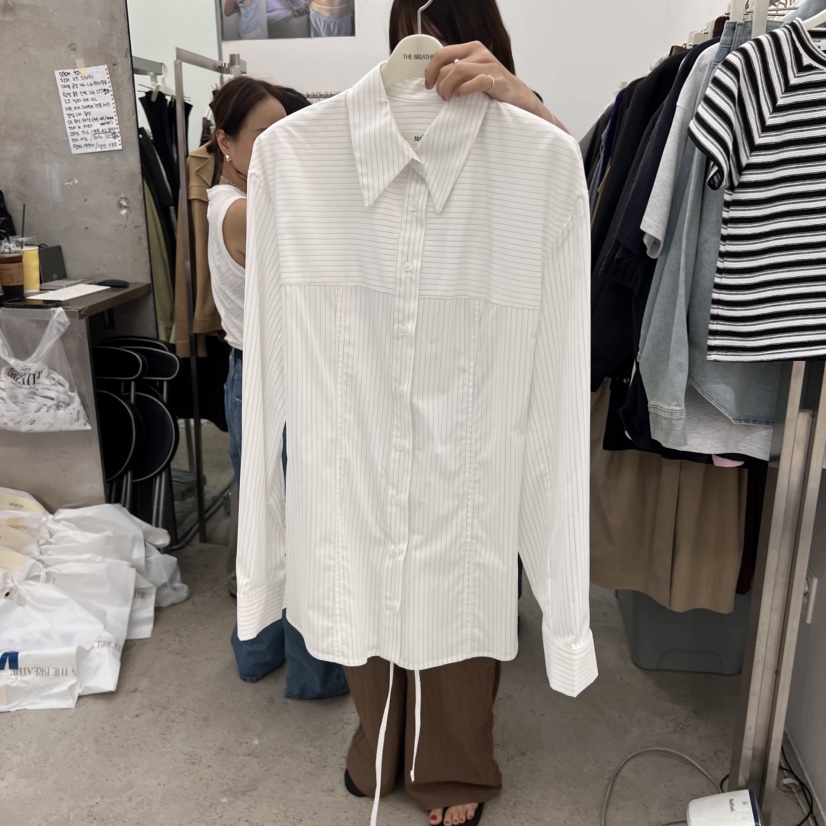 BREATHE東大門㊣代購女士新品推薦真品人氣休閑職業襯衫蕾絲衫BREATHE襯衫/蕾絲衫圖色4