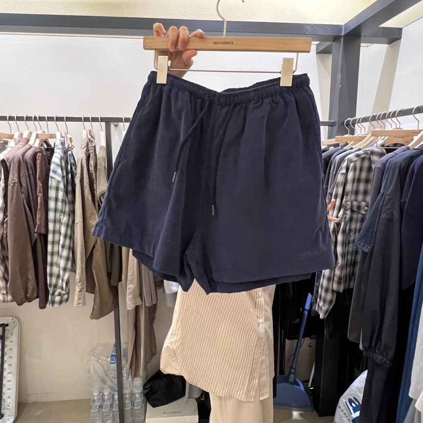 SELF SERVICE東大門㊣直郵女裝新品休閑推薦時尚短褲燈芯絨SELF SERVICE短褲圖色6