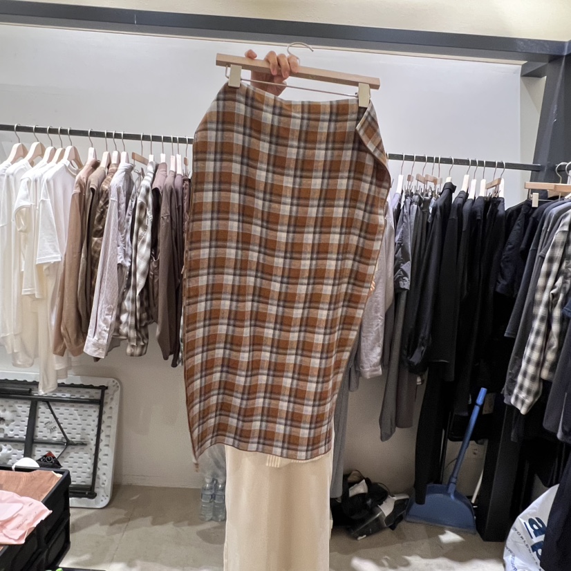 SELF SERVICE東大門㊣直郵女士新品推薦人氣熱賣圍巾披肩格紋SELF SERVICE圍巾/披肩