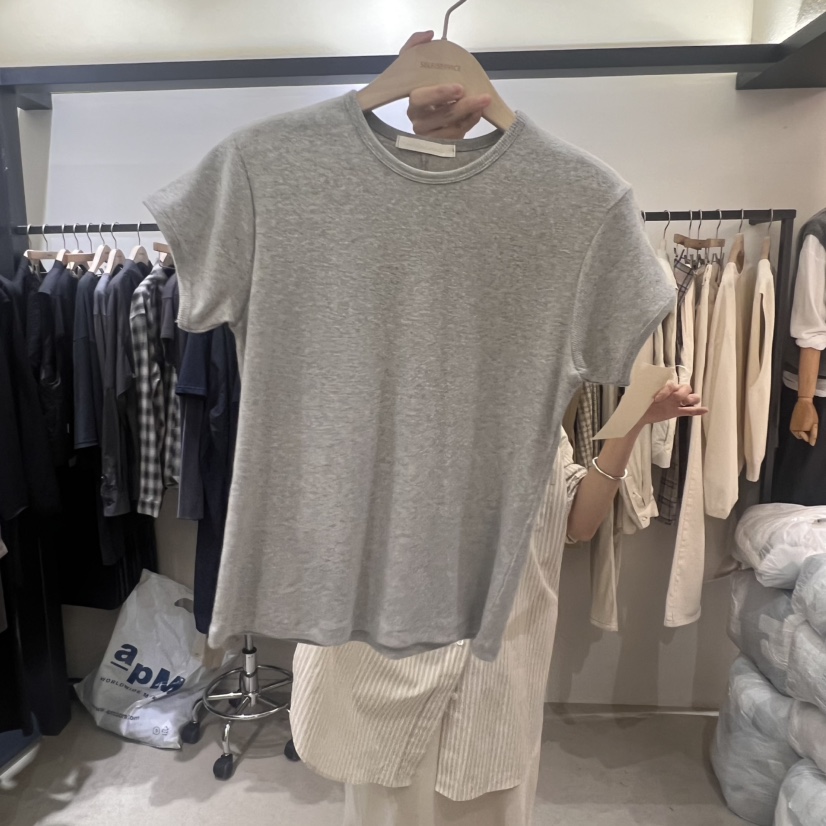 SELF SERVICE東大門㊣直郵女士新品25秋冬熱賣人氣休閑T恤SELF SERVICET恤圖色4