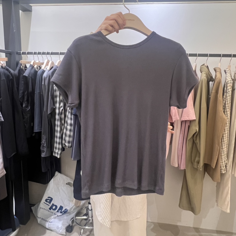 SELF SERVICE東大門㊣直郵女士新品25秋冬熱賣人氣休閑T恤SELF SERVICET恤圖色5