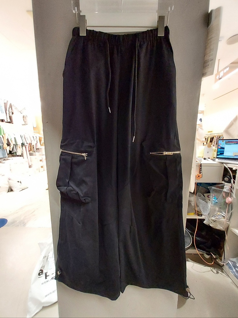 MOMAZU東大門㊣直郵女裝新品推薦25秋冬真品職業休閑褲拉鏈MOMAZU休閑褲圖色3