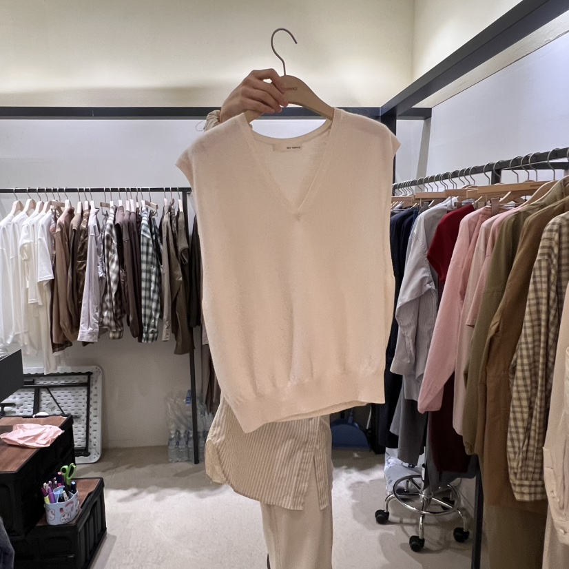 SELF SERVICE東大門㊣實拍女裝新品25秋冬熱賣休閑吊帶背心SELF SERVICE吊帶/背心圖色3