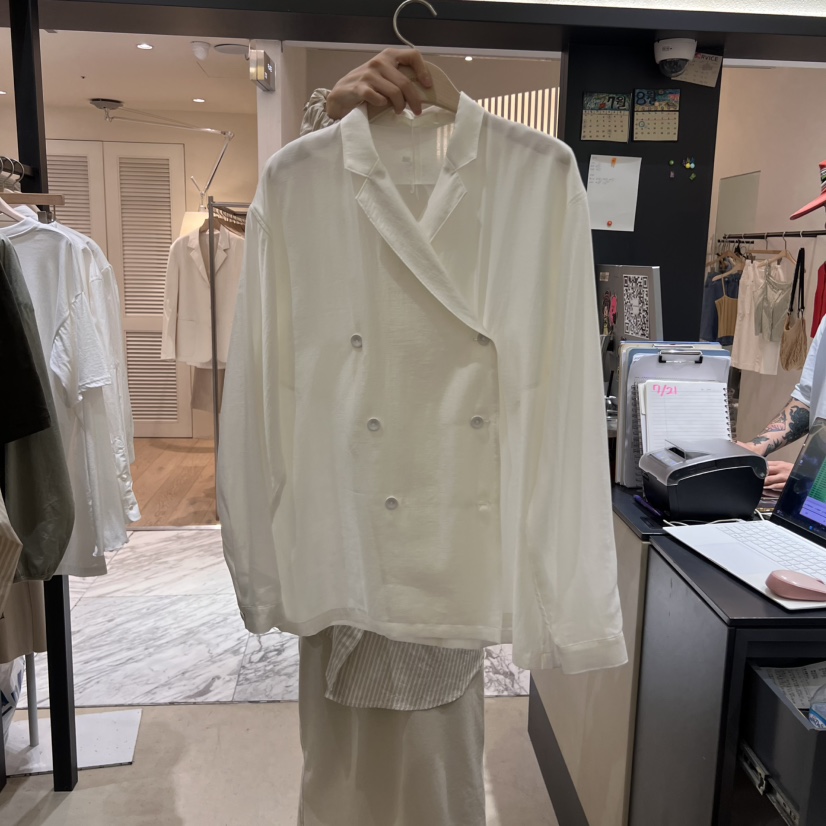 SELF SERVICE東大門㊣代購女士新款推薦休閑職業襯衫蕾絲衫SELF SERVICE襯衫/蕾絲衫圖色3