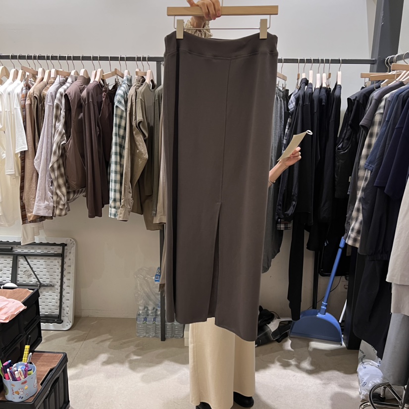 SELF SERVICE東大門㊣直郵女裝新款25秋冬真品推薦長裙超長SELF SERVICE長裙