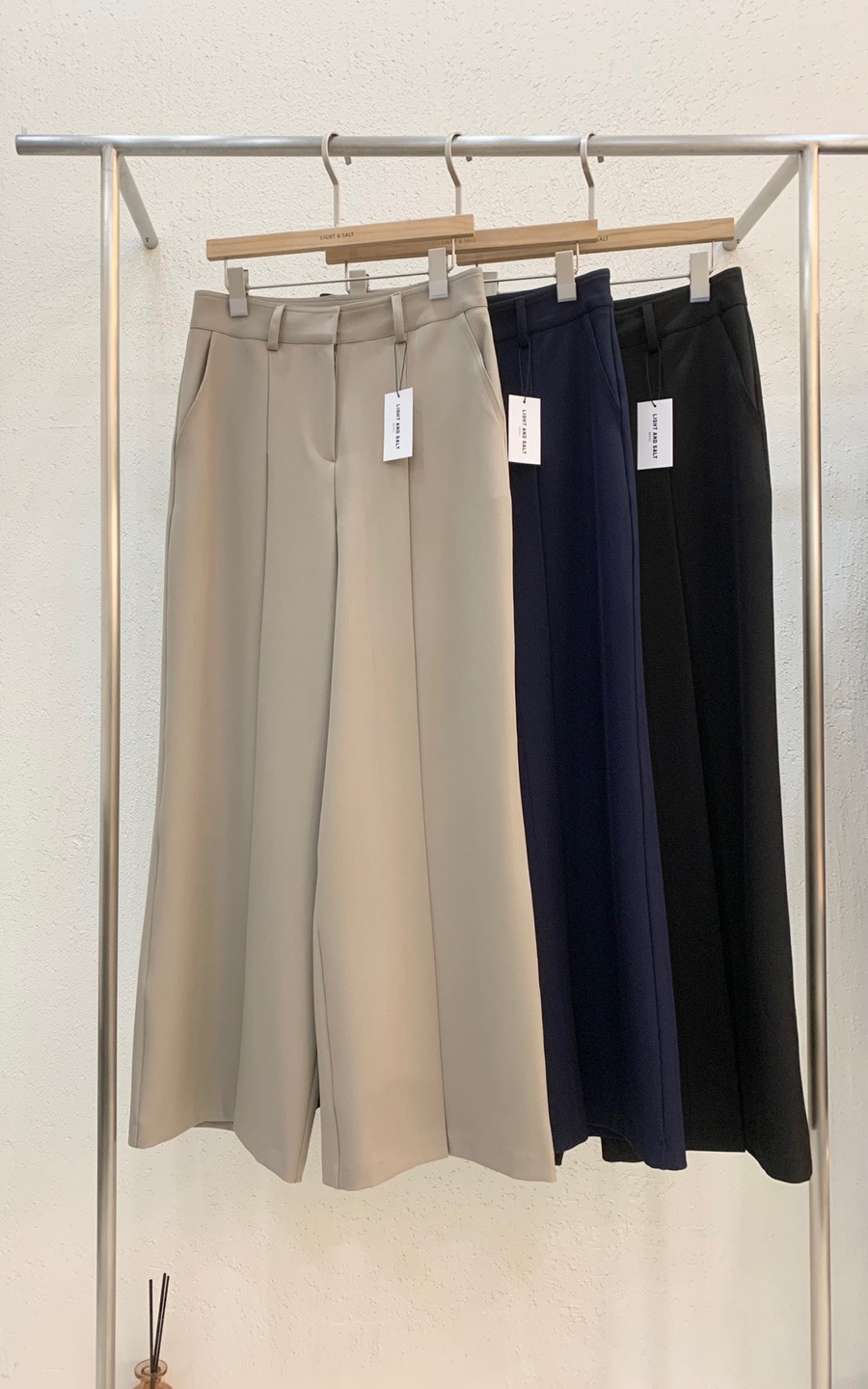 LIGHT AND SALT東大門㊣實拍女士新品25秋冬熱賣真品休閑褲LIGHT AND SALT休閑褲