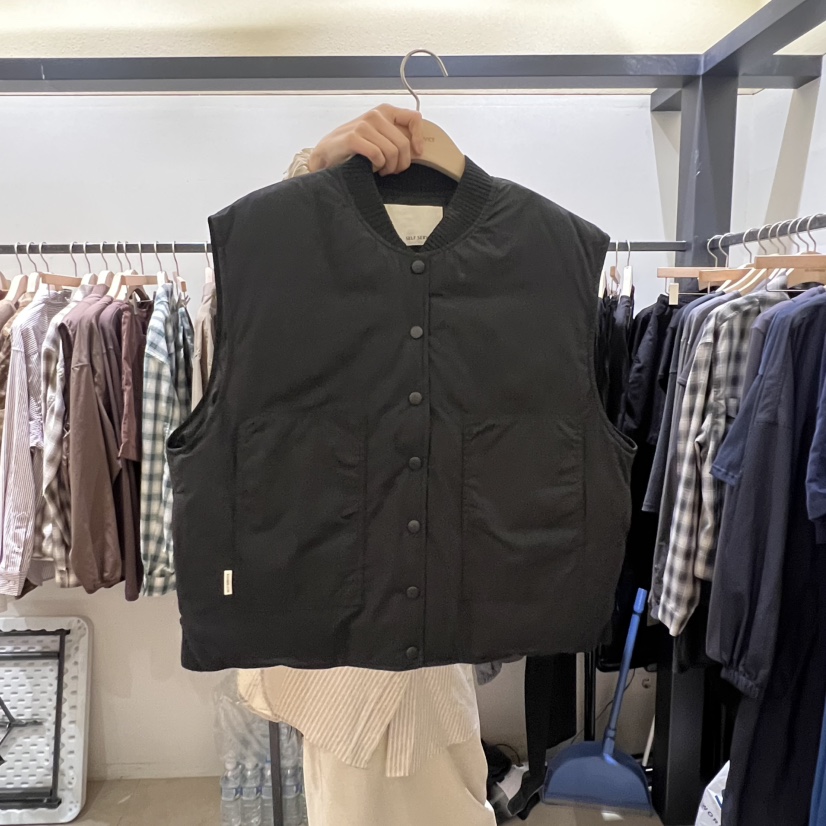SELF SERVICE東大門㊣直郵女裝新品25秋冬推薦職業馬甲夾棉SELF SERVICE馬甲