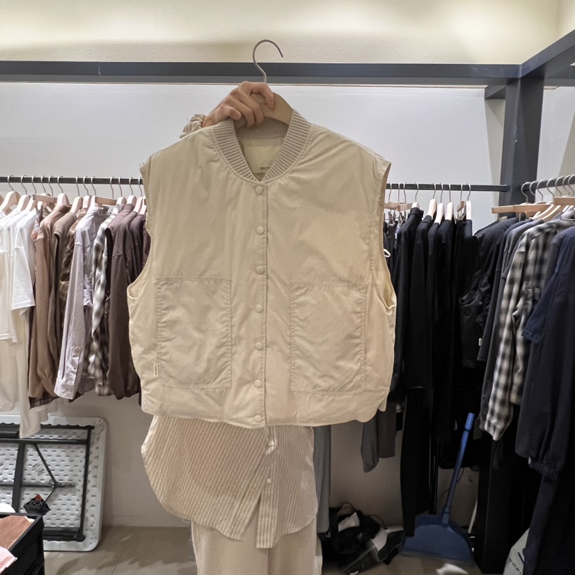 SELF SERVICE東大門㊣直郵女裝新品25秋冬推薦職業馬甲夾棉SELF SERVICE馬甲圖色4