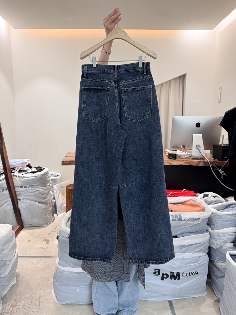 FRIC韓國直郵㊣女士新款25秋冬真品熱賣推薦休閑時尚牛仔褲FRIC牛仔褲