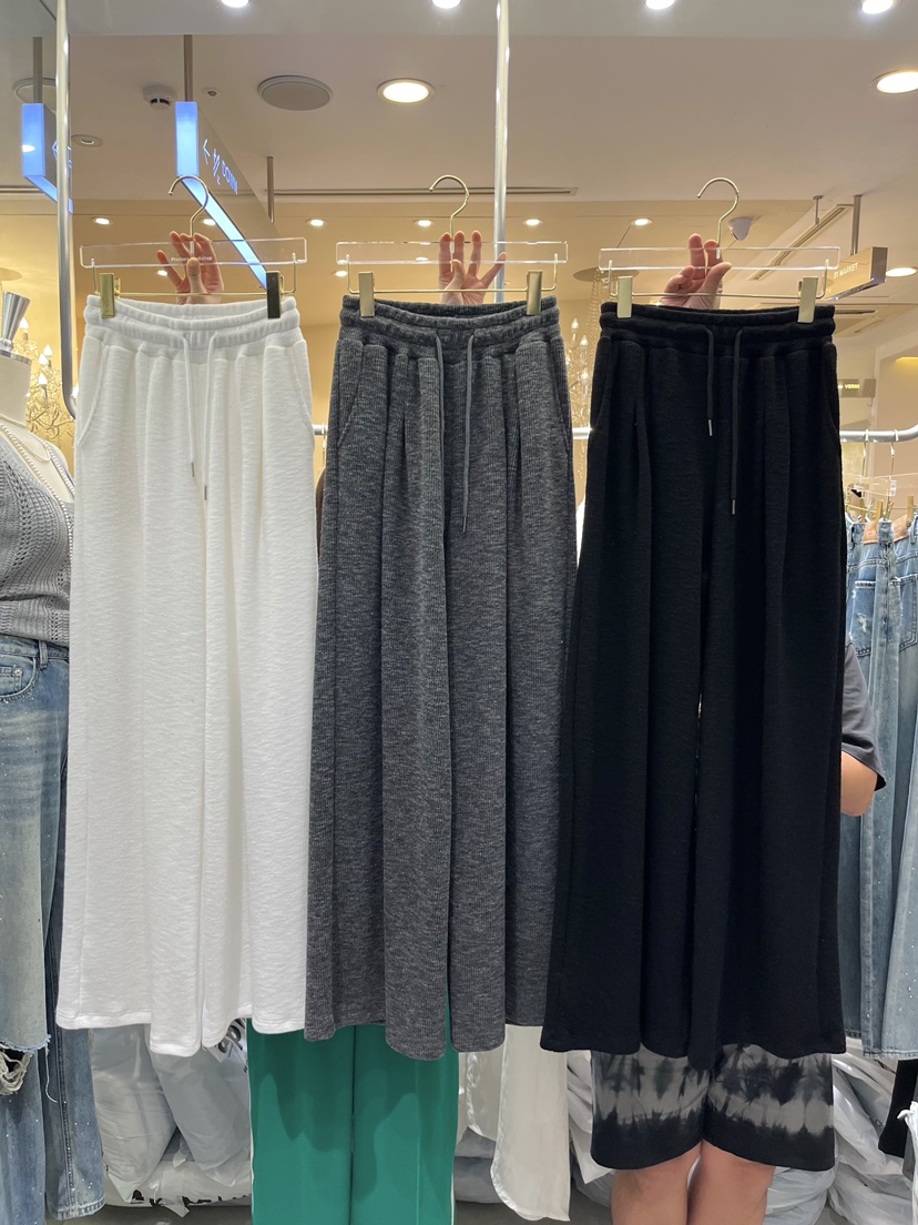 WORK SHOP韓國代購㊣女裝新品推薦熱賣休閑真品休閑褲羊毛Work_shop休閑褲