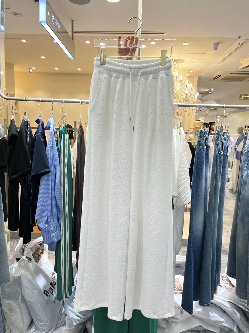 WORK SHOP韓國代購㊣女裝新品推薦熱賣休閑真品休閑褲羊毛Work_shop休閑褲圖色1