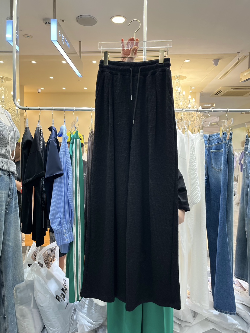 WORK SHOP韓國代購㊣女裝新品推薦熱賣休閑真品休閑褲羊毛Work_shop休閑褲圖色3