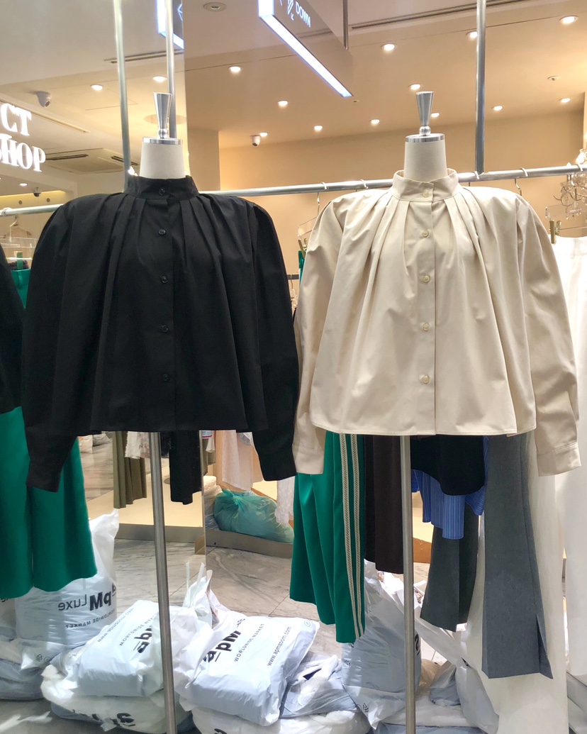 WORK SHOP韓國代購㊣女裝新品職業休閑真品時尚襯衫蕾絲衫Work_shop襯衫/蕾絲衫
