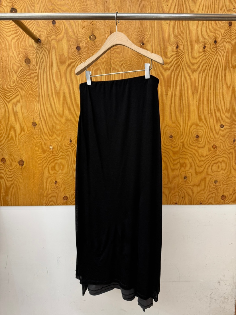 PROJECTVIEW韓國代購㊣女裝新品熱賣25秋冬休閑長裙天絲雙層PROJECTVIEW長裙圖色3
