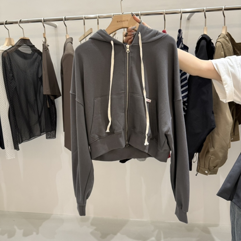 URBANSTORY/REMAKING東大門㊣代購女裝新品推薦職業休閑衛衣BAGUETTE-P衛衣圖色2