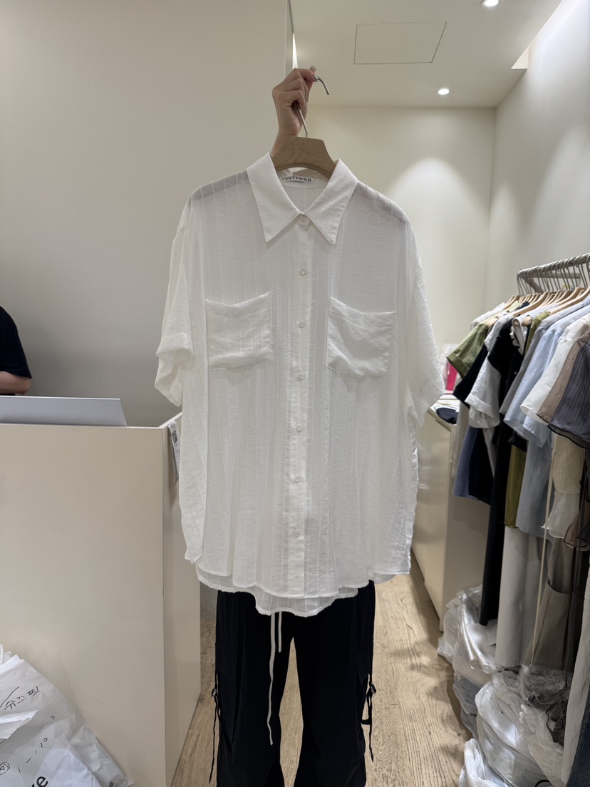 FLOWER-L東大門㊣實拍女裝新品25秋冬真品推薦時尚襯衫蕾絲衫FLOWER襯衫/蕾絲衫