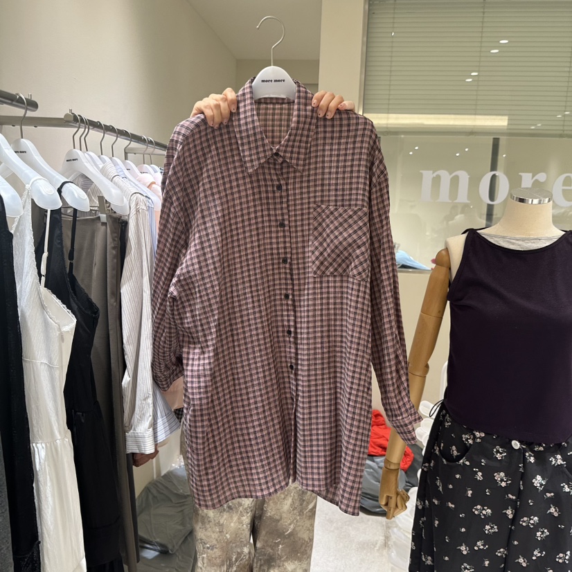 MOREMORE東大門㊣實拍女士新品真品推薦休閑熱賣襯衫蕾絲衫more more襯衫/蕾絲衫