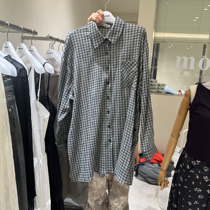 MOREMORE東大門㊣實拍女士新品真品推薦休閑熱賣襯衫蕾絲衫more more襯衫/蕾絲衫圖色3