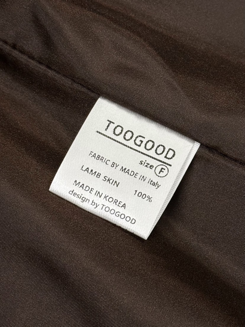 TOOGOOD韓國直郵㊣女士新品職業休閑25秋冬人氣推薦熱賣皮衣TOOGOOD皮衣