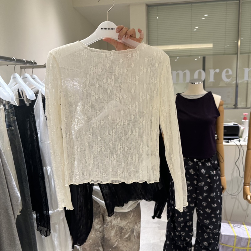 MOREMORE東大門㊣實拍女裝新品職業人氣真品推薦襯衫蕾絲衫more more襯衫/蕾絲衫