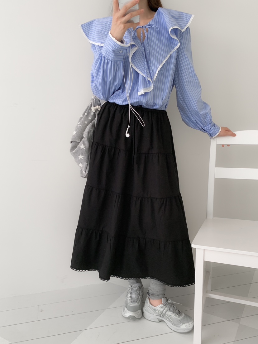 YES韓國代購㊣女裝新品休閑職業熱賣人氣推薦時尚真品25秋冬長裙YES長裙