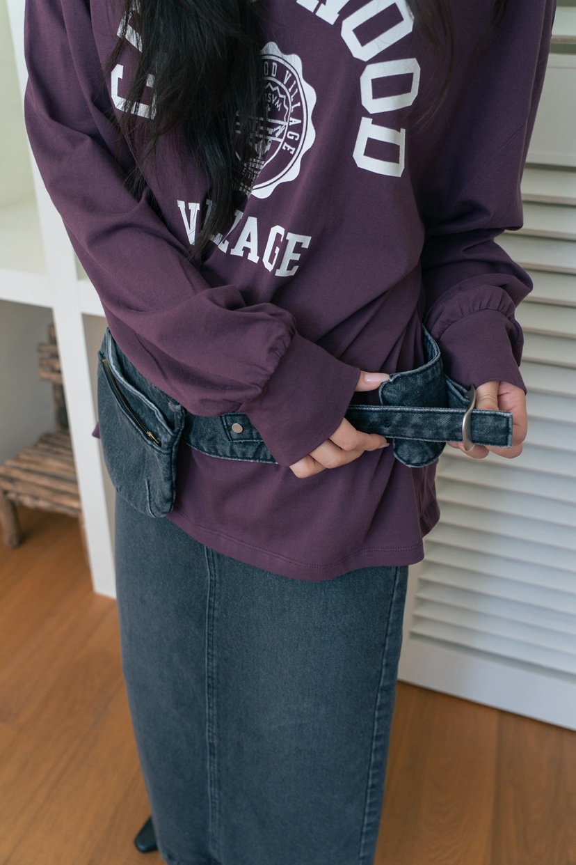 UNBOUND東大門㊣實拍女裝新品時尚熱賣人氣真品25秋冬長裙含腰包UNBOUND長裙