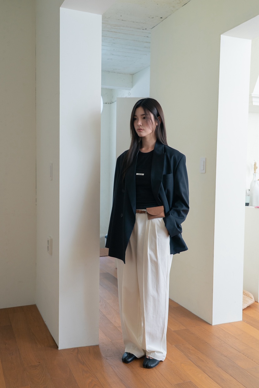 UNBOUND東大門㊣代購女裝新款職業25秋冬真品熱賣休閑褲含腰包UNBOUND休閑褲
