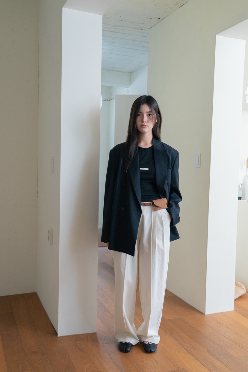 UNBOUND東大門㊣代購女裝新款職業25秋冬真品熱賣休閑褲含腰包UNBOUND休閑褲