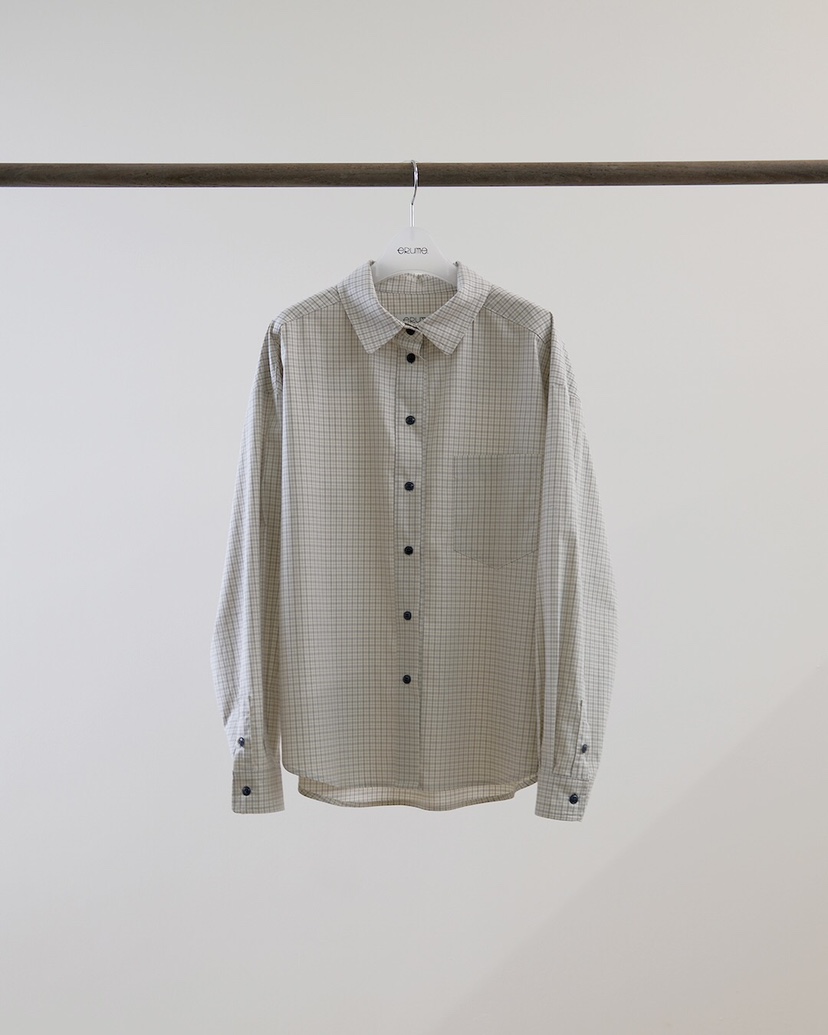 ERUME韓國直郵㊣女裝新品25秋冬推薦休閑熱賣襯衫蕾絲衫格紋ERUME襯衫/蕾絲衫圖色2