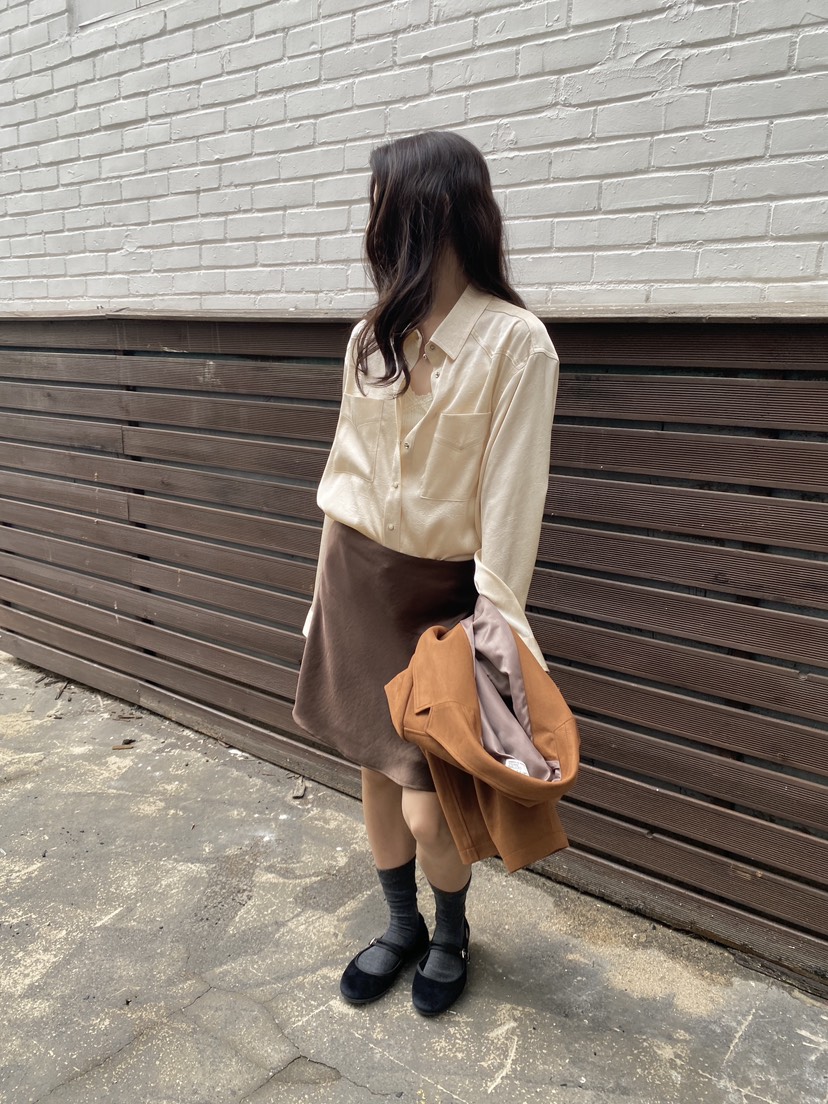 ERUME韓國直郵㊣女士新品時尚人氣熱賣休閑職業推薦襯衫蕾絲衫ERUME襯衫/蕾絲衫