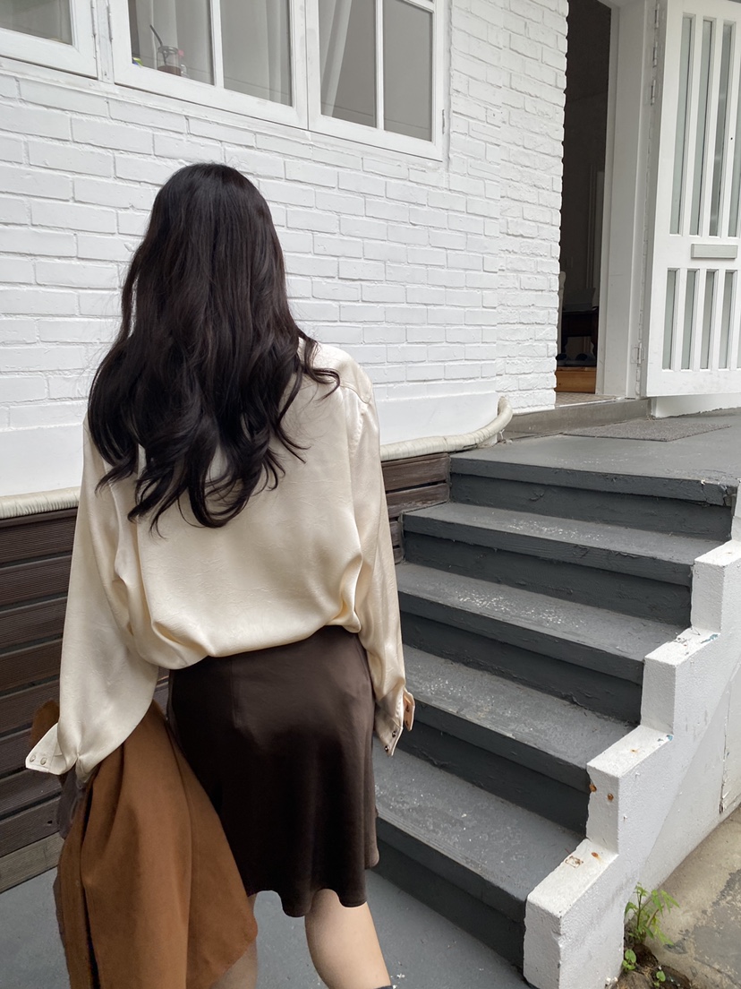 ERUME韓國直郵㊣女士新品時尚人氣熱賣休閑職業推薦襯衫蕾絲衫ERUME襯衫/蕾絲衫