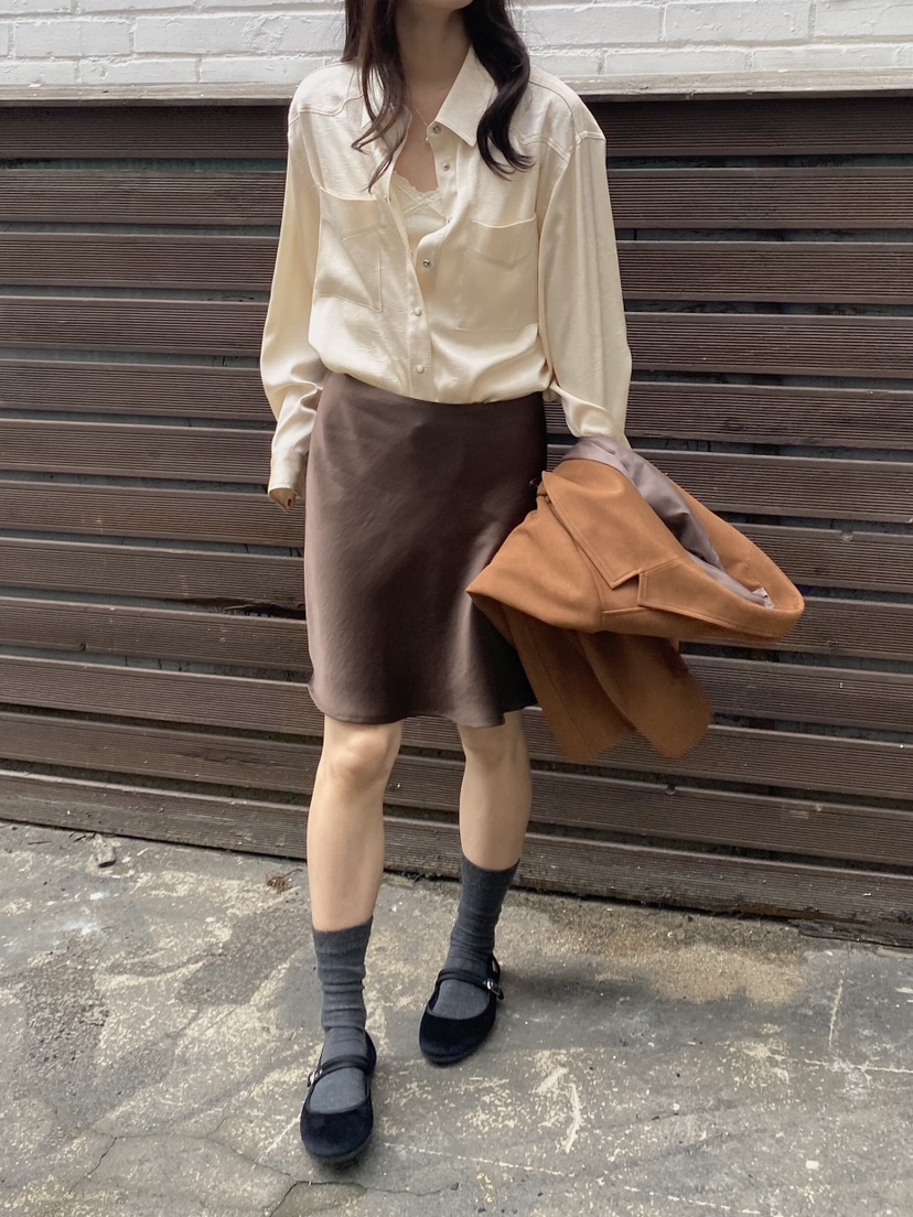 ERUME韓國直郵㊣女士新品時尚人氣熱賣休閑職業推薦襯衫蕾絲衫ERUME襯衫/蕾絲衫