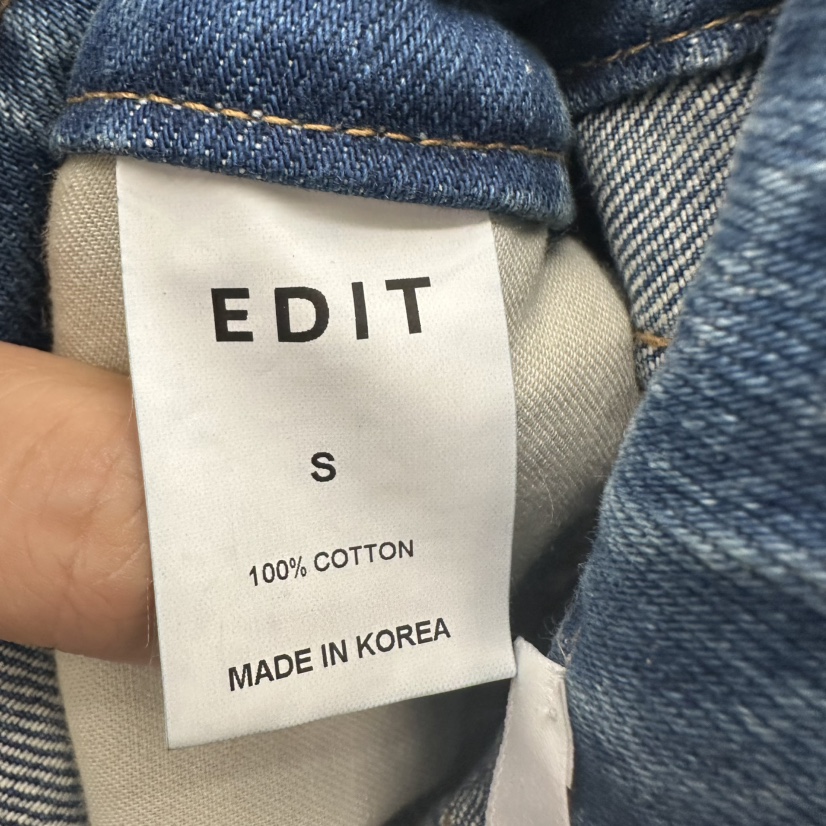 EDIT韓國直郵㊣女士新款時尚職業推薦休閑人氣熱賣真品牛仔褲EDIT牛仔褲