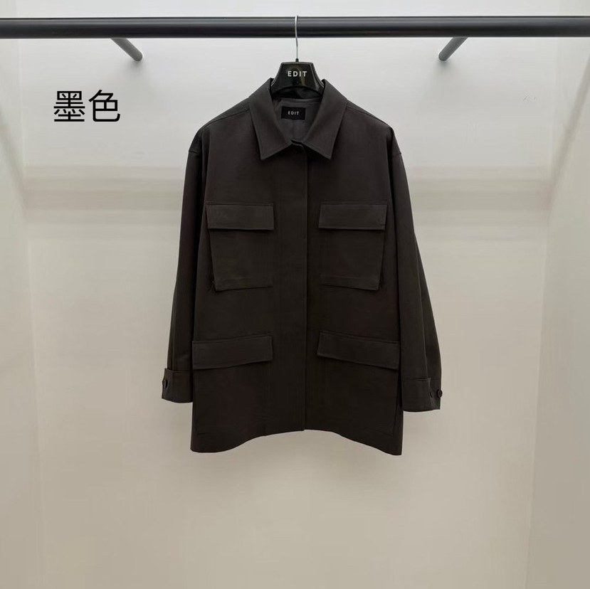 EDIT韓國代購㊣女士新款熱賣休閑時尚人氣職業25秋冬推薦夾克EDIT夾克圖色2