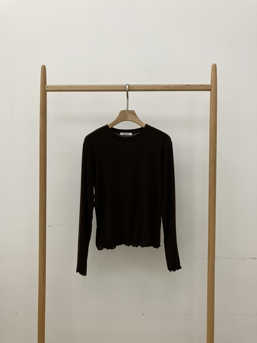 B_GARDER東大門㊣代購女士新品真品人氣時尚25秋冬休閑長袖T恤B.GARDER長袖T恤圖色5