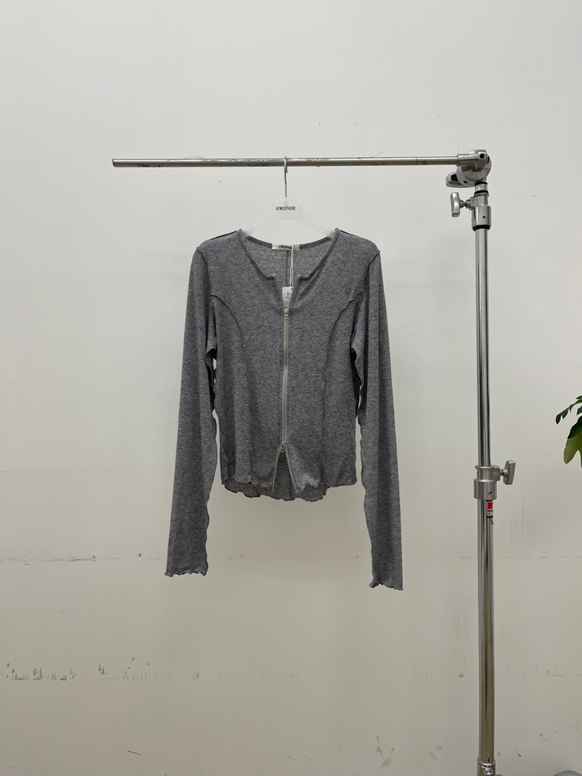 ATMOSPHERE韓國代購㊣女裝新款時尚熱賣25秋冬職業休閑針織衫ATMOSPHERE/BLING針織衫圖色3