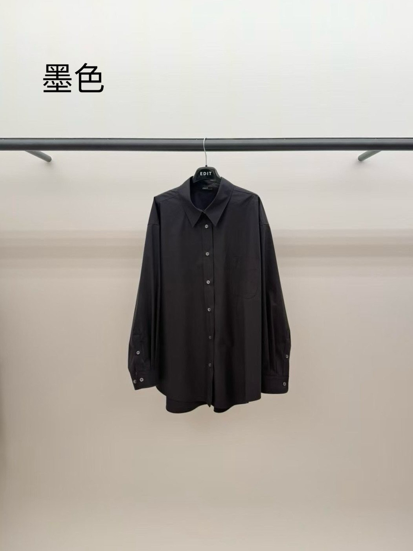 EDIT東大門㊣代購女士新款25秋冬休閑熱賣時尚真品襯衫蕾絲衫EDIT襯衫/蕾絲衫圖色2