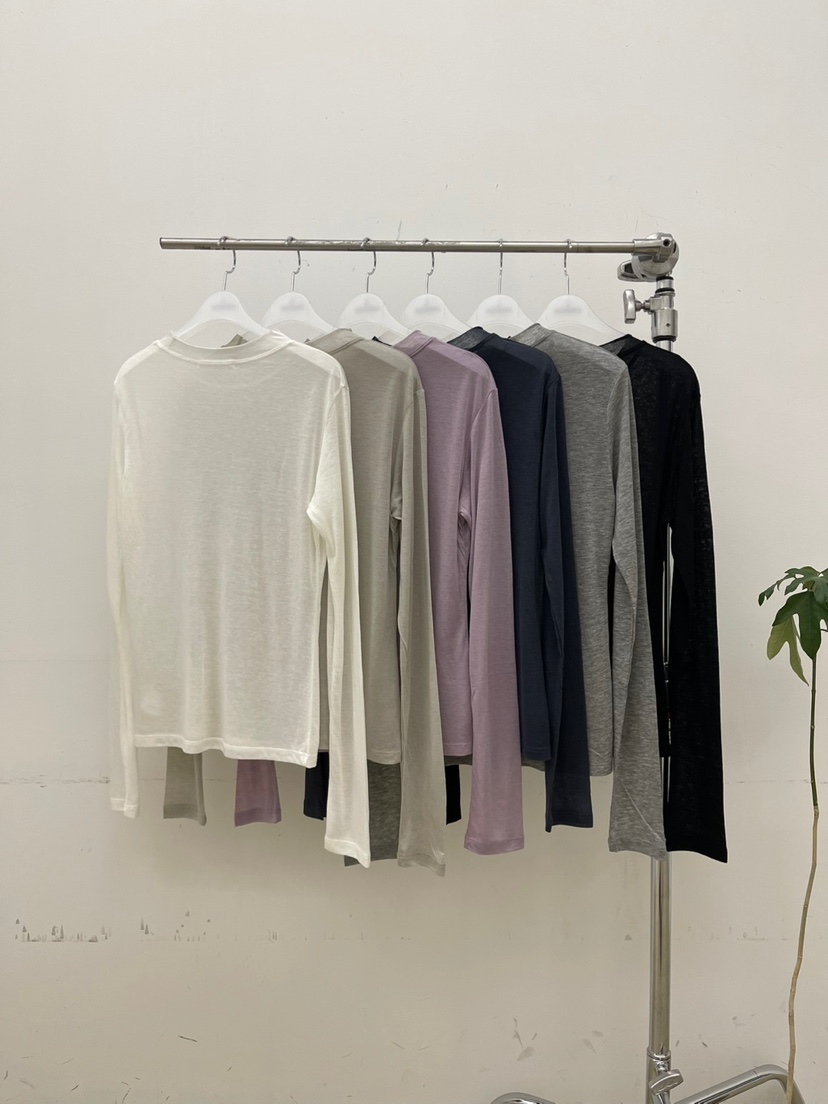ATMOSPHERE韓國直郵㊣女裝新品休閑職業25秋冬人氣熱賣長袖T恤ATMOSPHERE/BLING長袖T恤