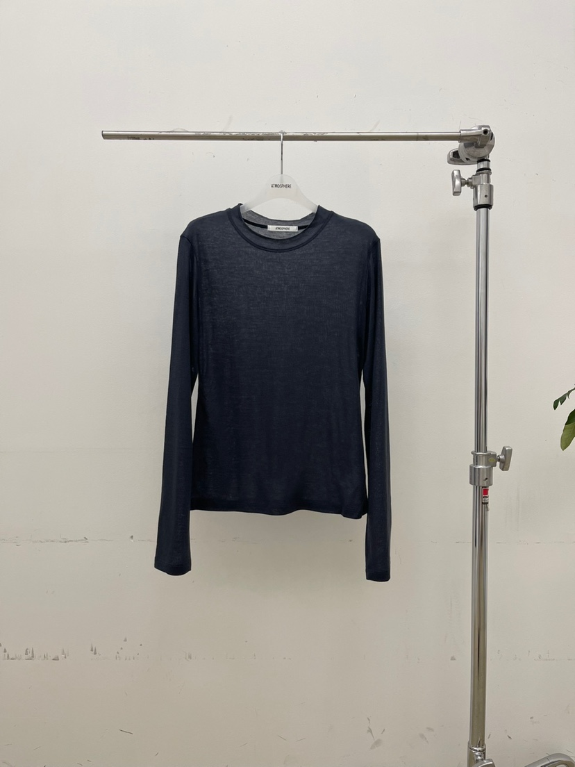 ATMOSPHERE韓國直郵㊣女裝新品休閑職業25秋冬人氣熱賣長袖T恤ATMOSPHERE/BLING長袖T恤圖色5