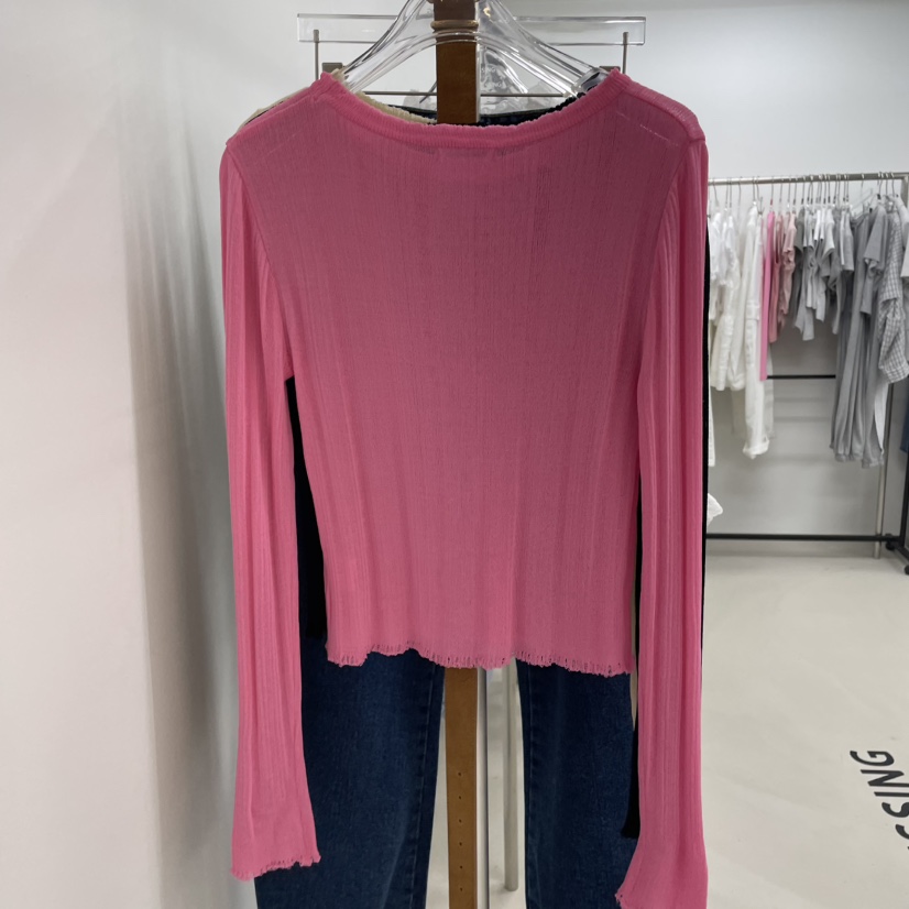 TOPDRESSING韓國直郵㊣女士新款時尚25秋冬熱賣推薦長袖T恤TOPDRESSING長袖T恤