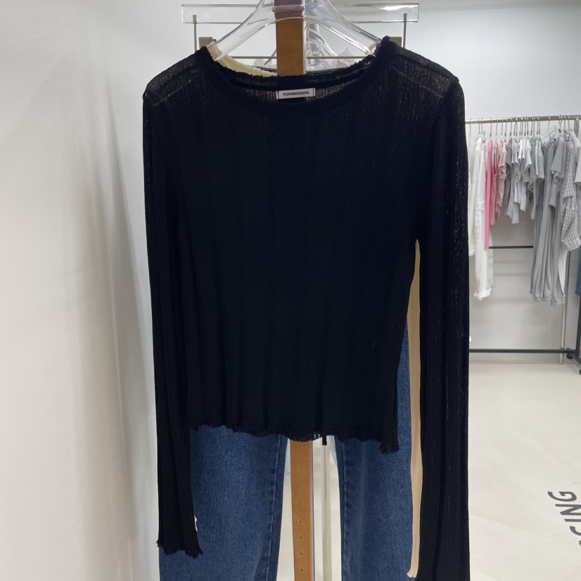 TOPDRESSING韓國直郵㊣女士新款時尚25秋冬熱賣推薦長袖T恤TOPDRESSING長袖T恤圖色3